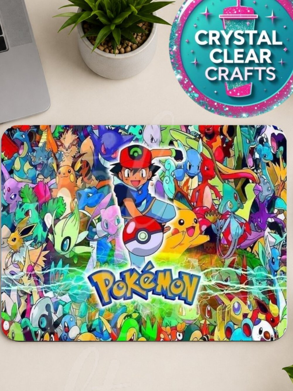 Pokemon Handmade Mousepad